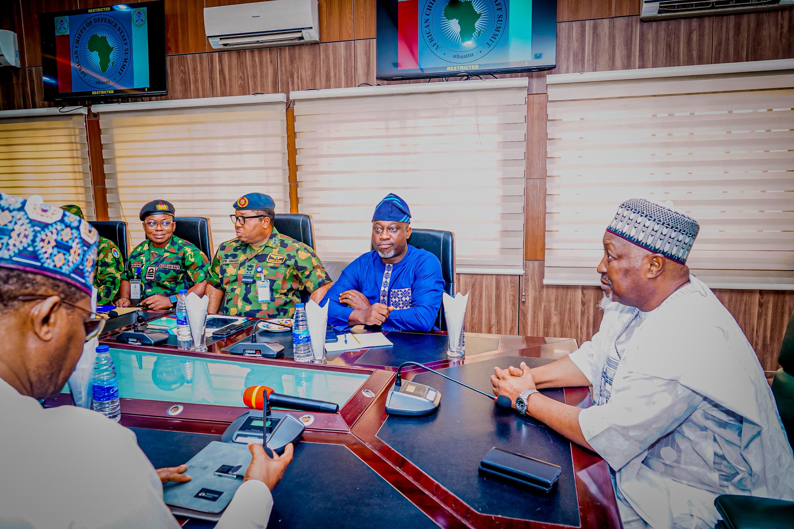 ACDS Committee Engages in Comprehensive Strategic Discussions with Honorable Minister of Defence Mohammed Badaru Abubakar